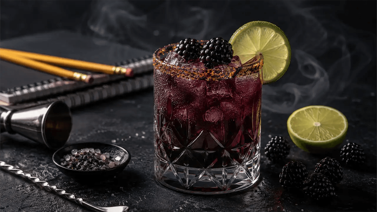 Detention Bell Blackberry Tequila Smash