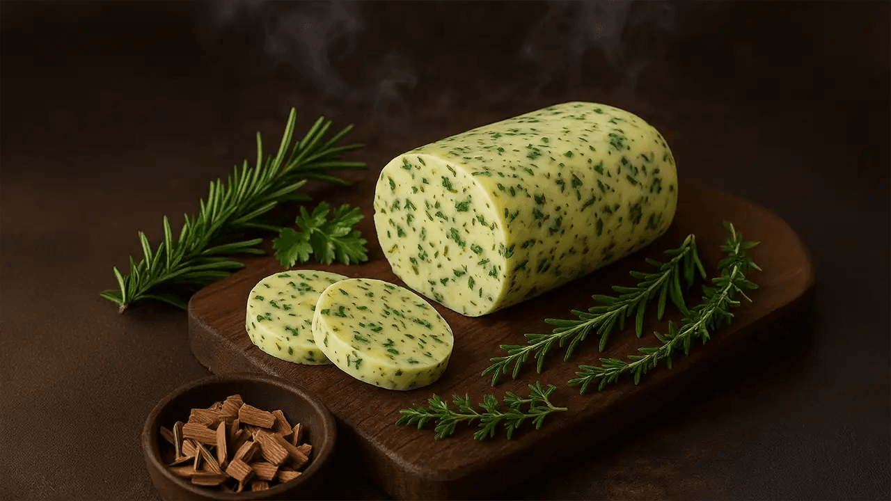 Smoked Garden Herb Butter Swirl