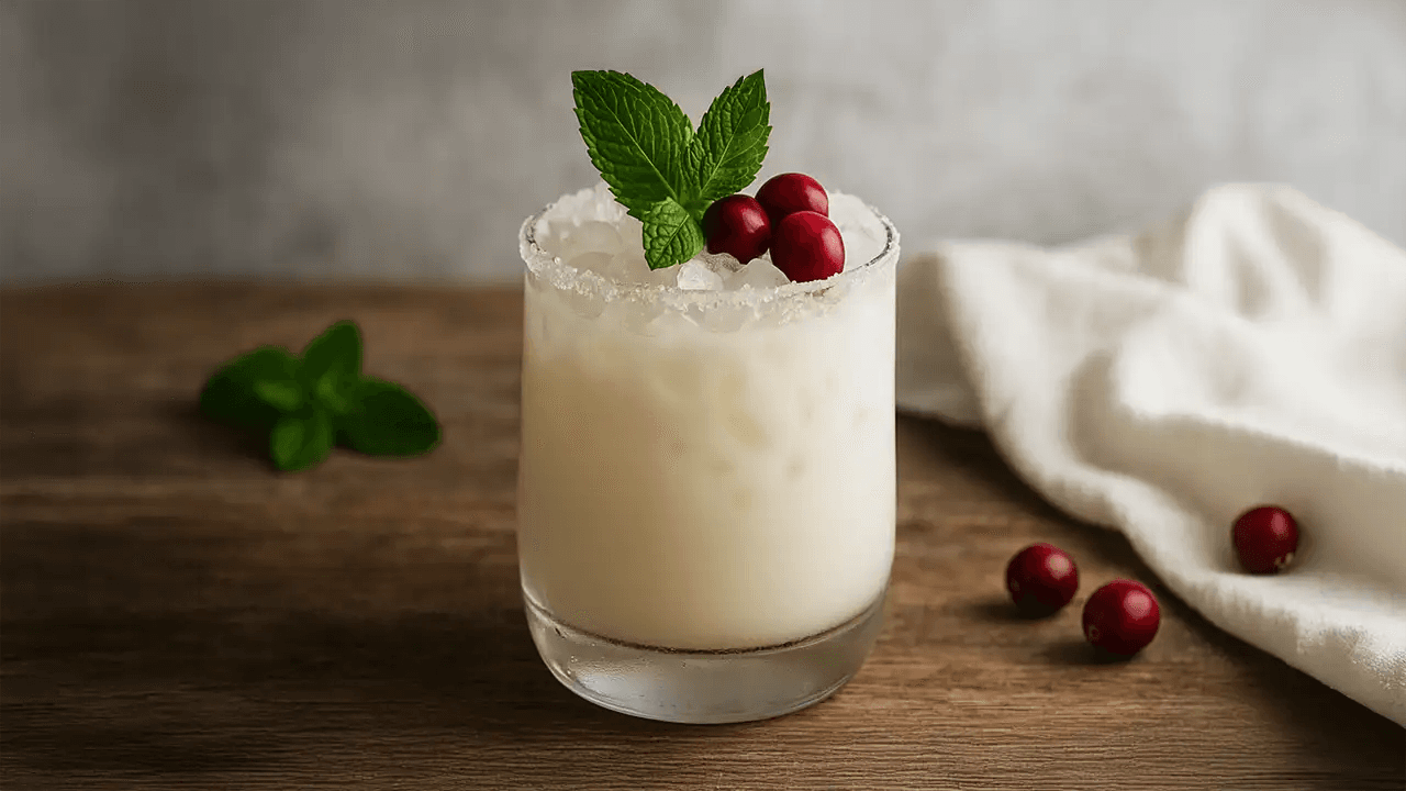 Frosted Coco-Mint Sparkler