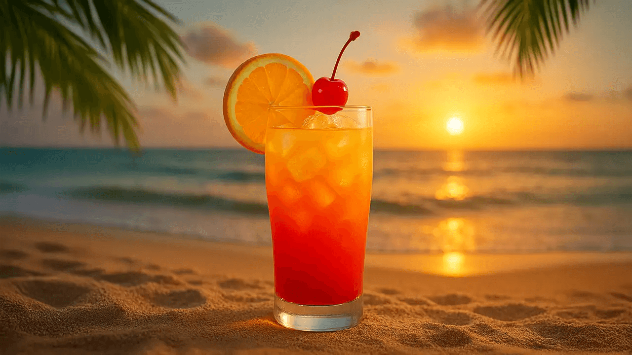 Island Sunset Cocktail