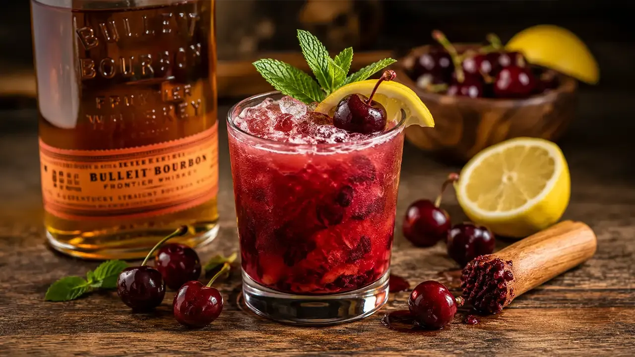 Cherry Bourbon Smash