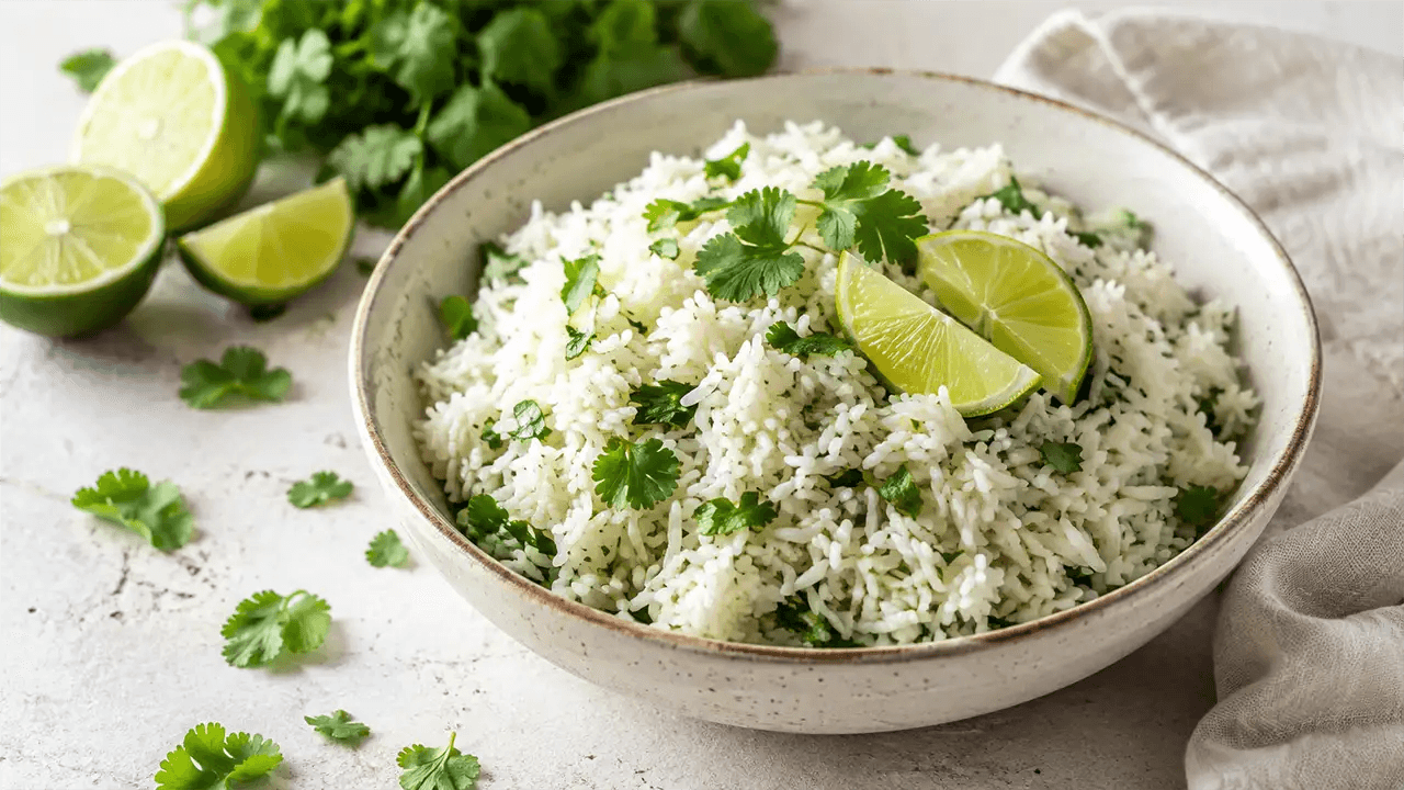 Coconut Lime Cilantro Rice
