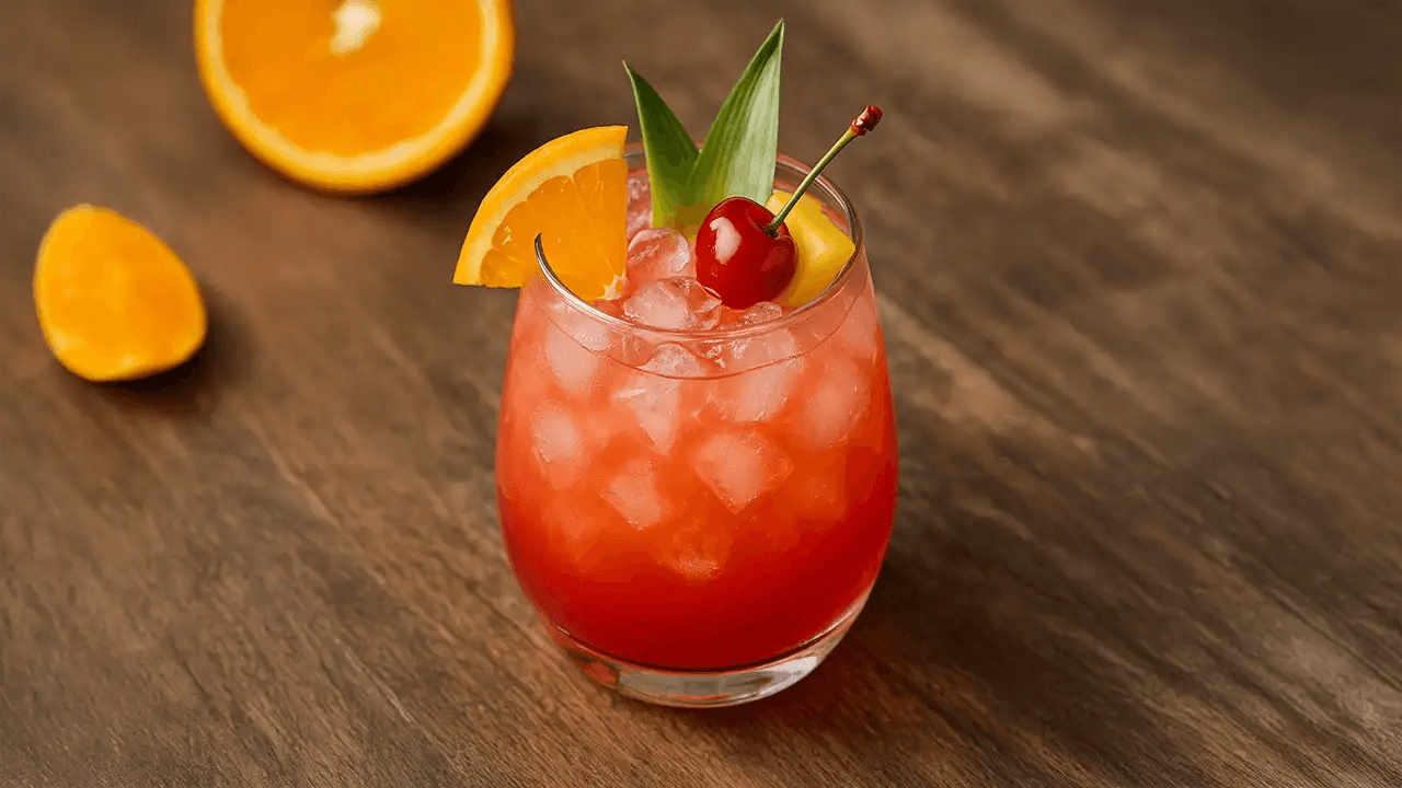 Frosted Island Holiday Punch