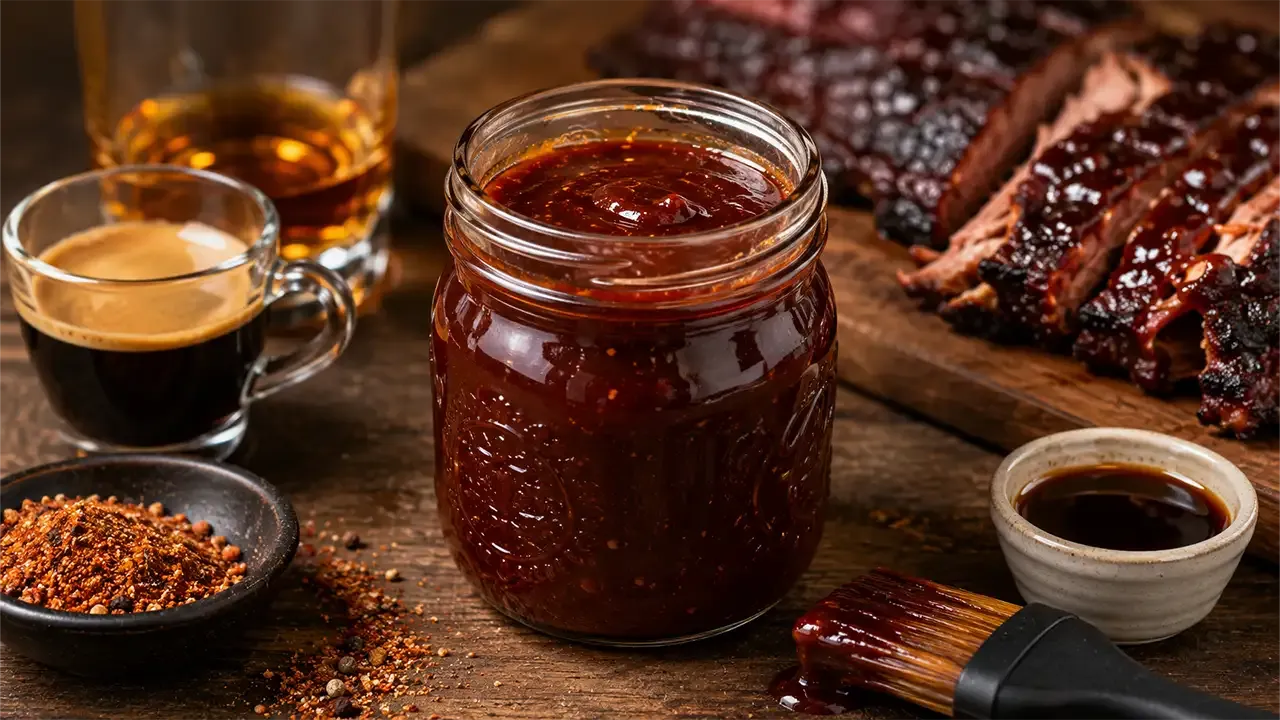 Bold Espresso Whiskey BBQ Sauce