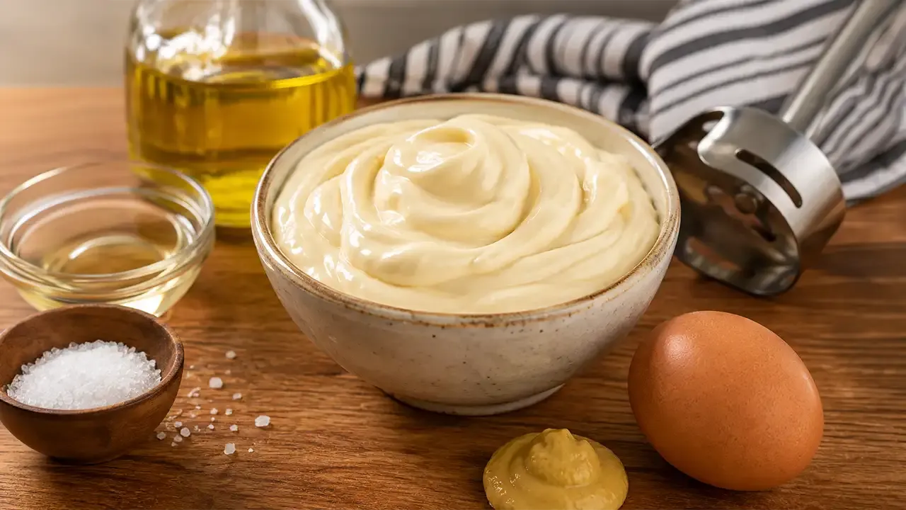 Creamy Homemade Mayonnaise From Scratch
