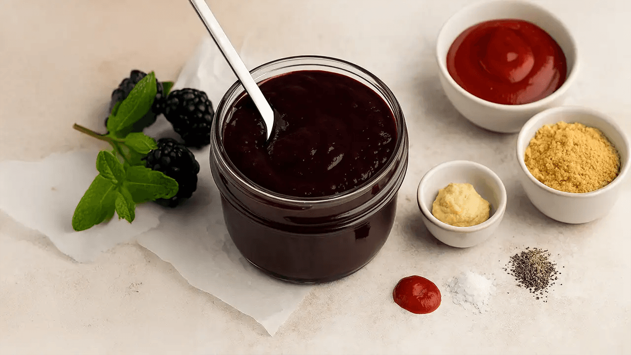 Sweet Heat Blackberry BBQ Sauce