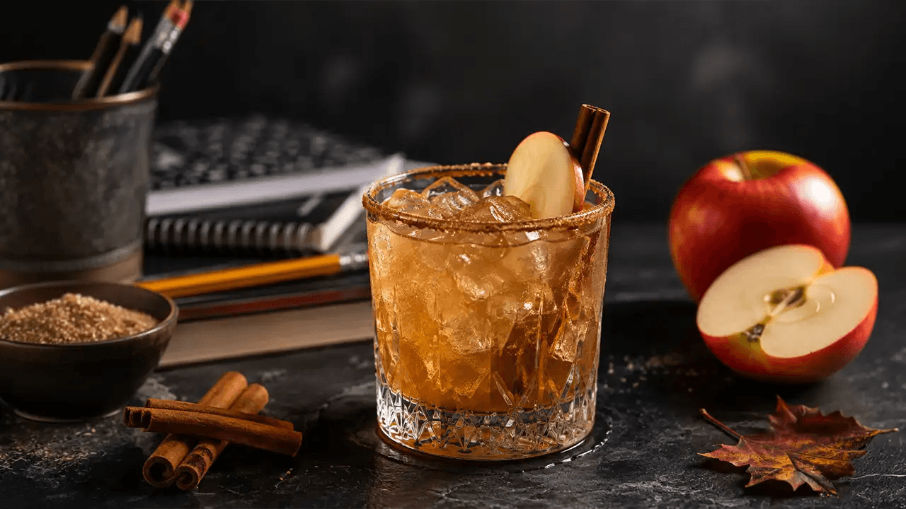 The Teacher’s Pet Bourbon Apple Smash