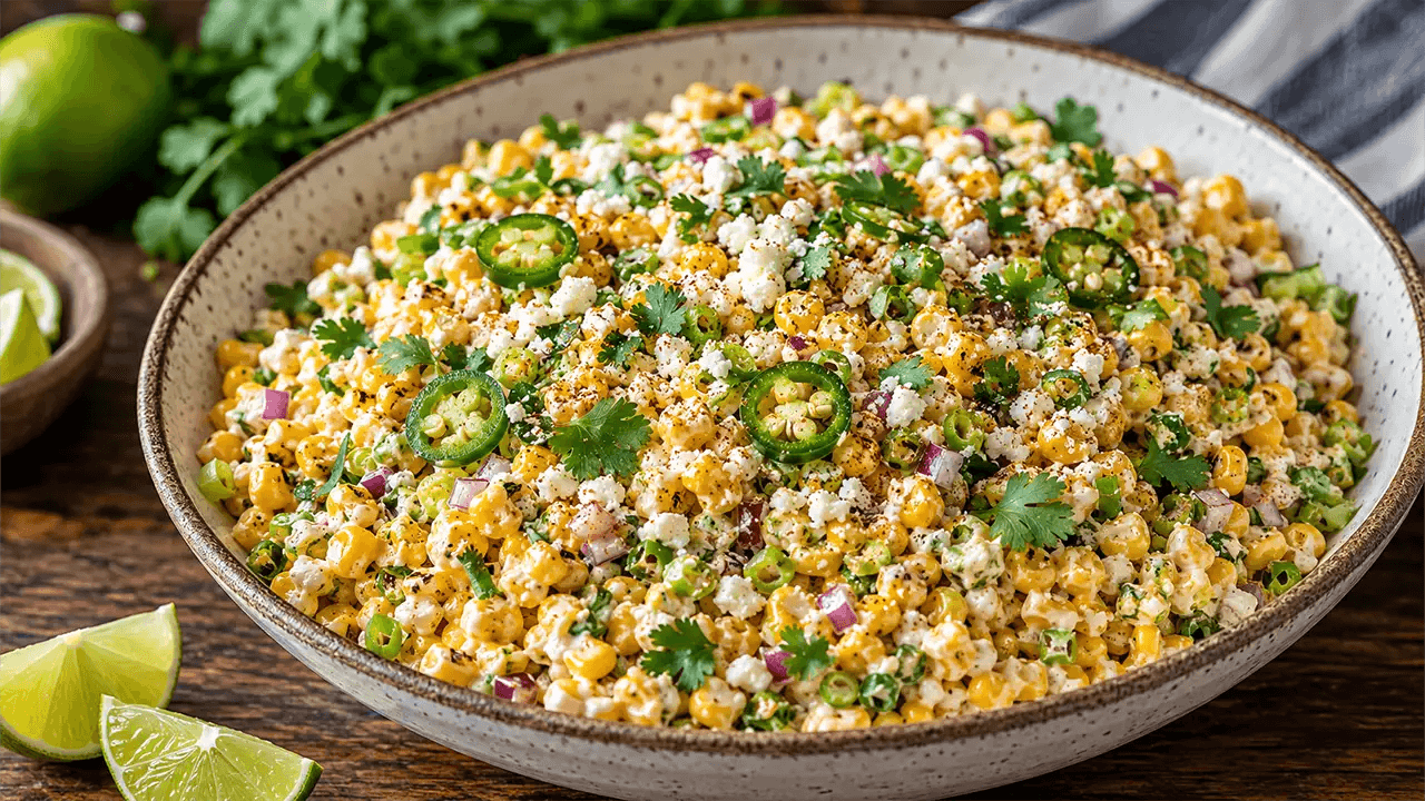 Smoked Jalapeño Street Corn Salad